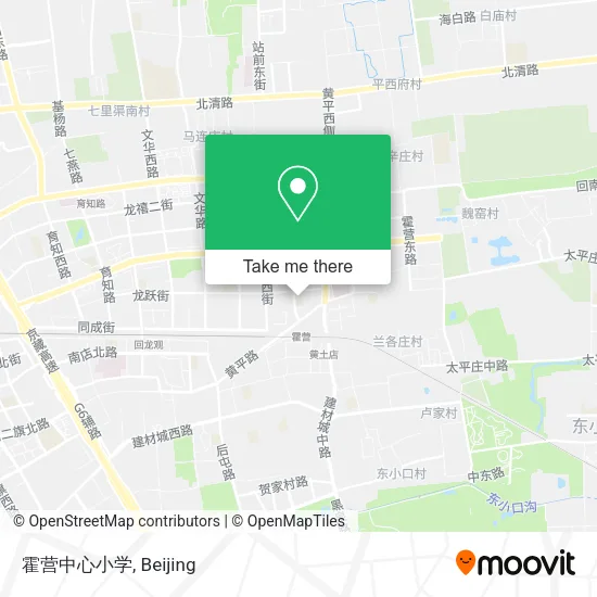 霍营中心小学 map