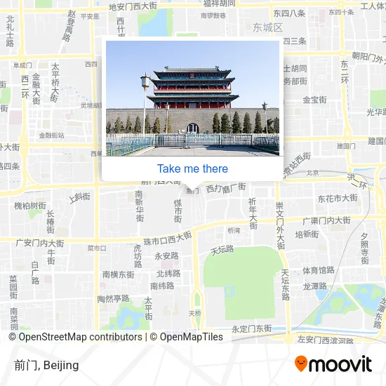 前门 map
