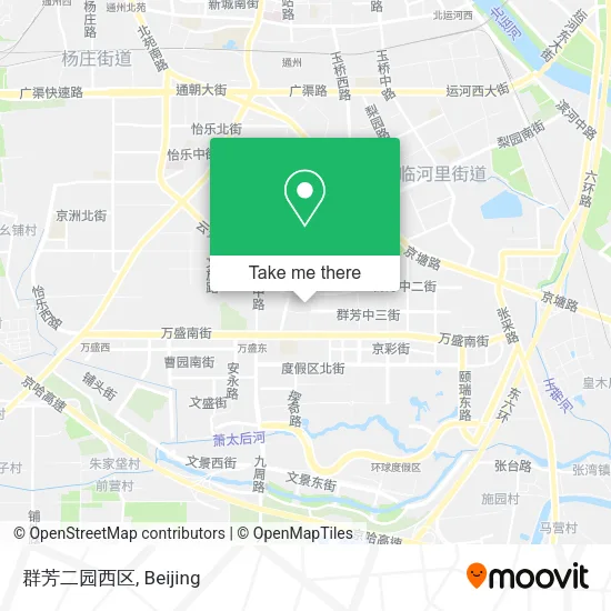 群芳二园西区 map