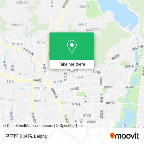 昌平区交通局 map