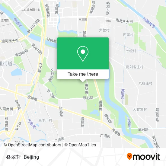 叠翠轩 map