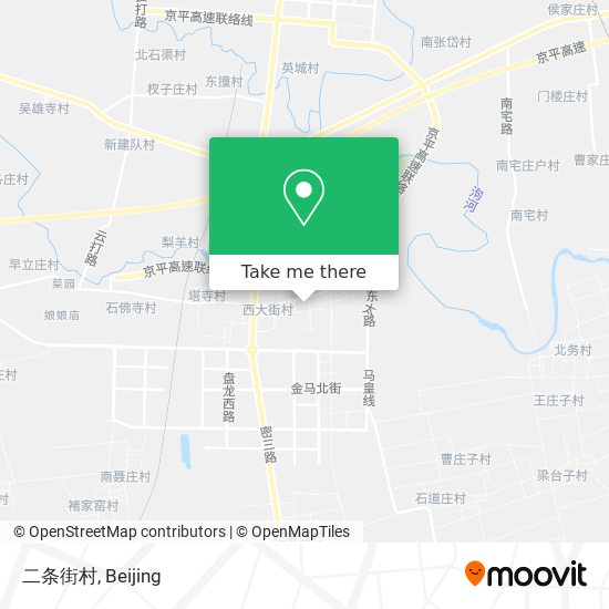 二条街村 map