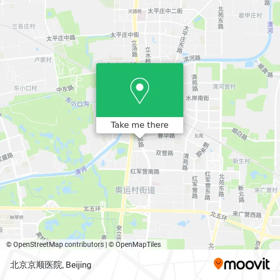 北京京顺医院 map