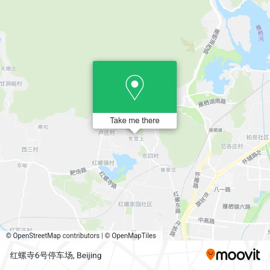 红螺寺6号停车场 map