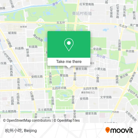 杭州小吃 map