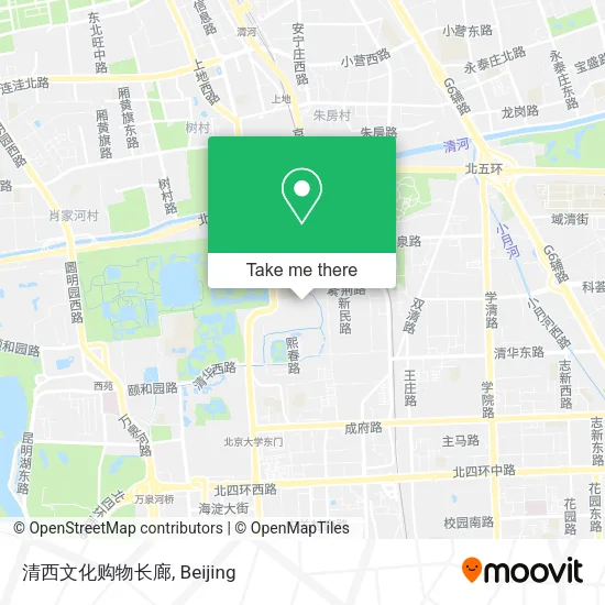 清西文化购物长廊 map