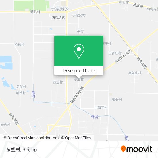 东垡村 map