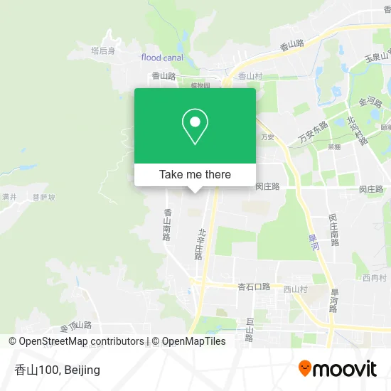 香山100 map