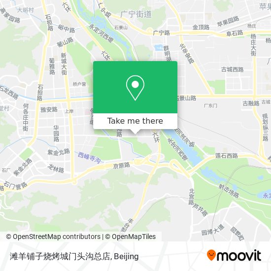 滩羊铺子烧烤城门头沟总店 map