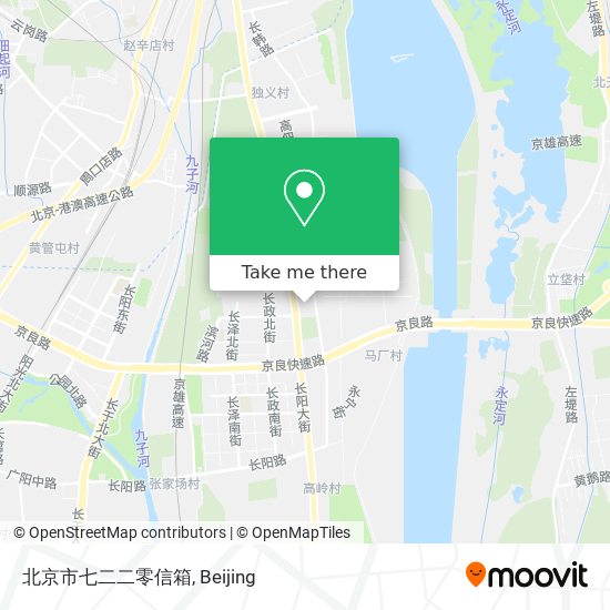 北京市七二二零信箱 map