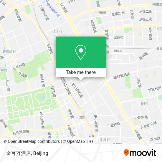 金百万酒店 map