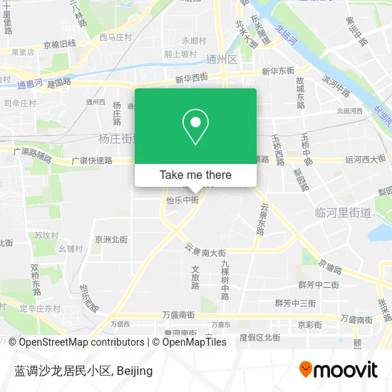 蓝调沙龙居民小区 map