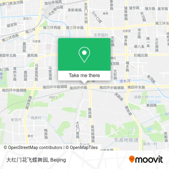 大红门花飞蝶舞园 map