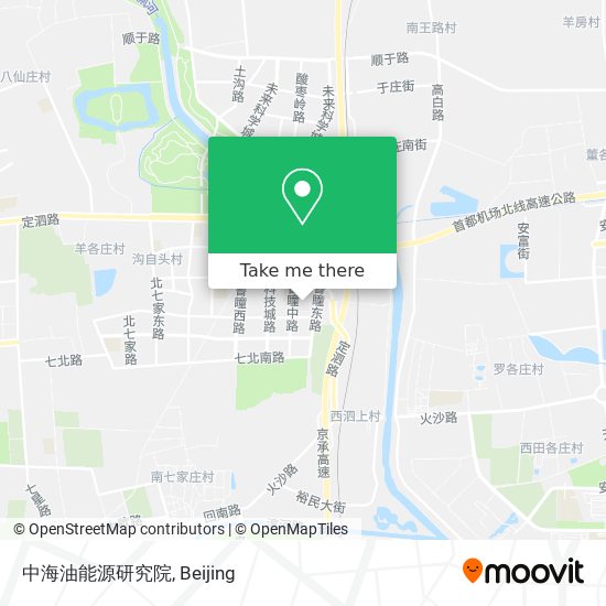 中海油能源研究院 map