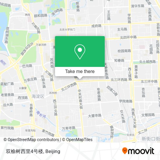 双榆树西里4号楼 map