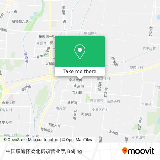 中国联通怀柔北房镇营业厅 map