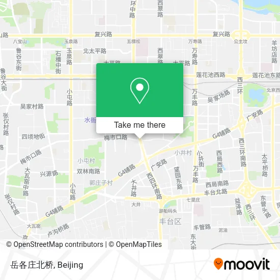 岳各庄北桥 map