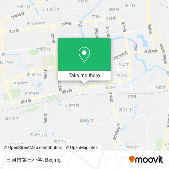 三河市第三小学 map