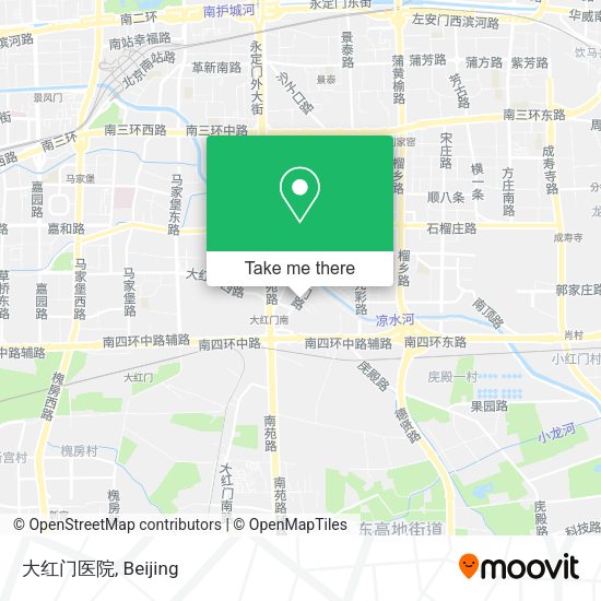 大红门医院 map