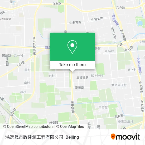 鸿远晟市政建筑工程有限公司 map