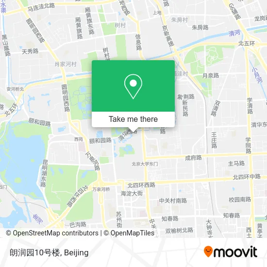 朗润园10号楼 map