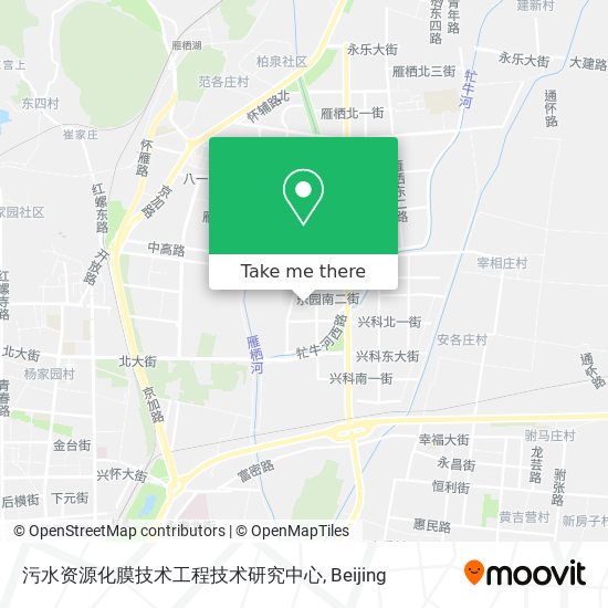 污水资源化膜技术工程技术研究中心 map