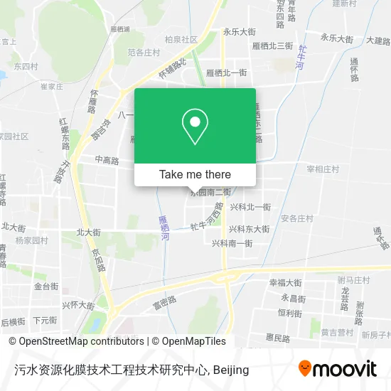 污水资源化膜技术工程技术研究中心 map