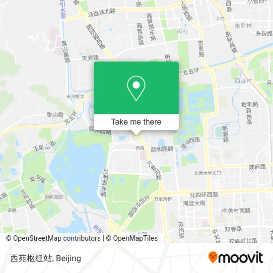 西苑枢纽站 map