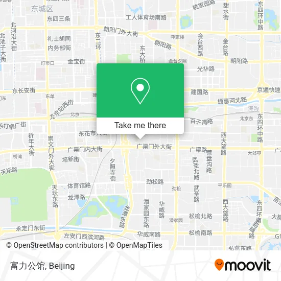 富力公馆 map