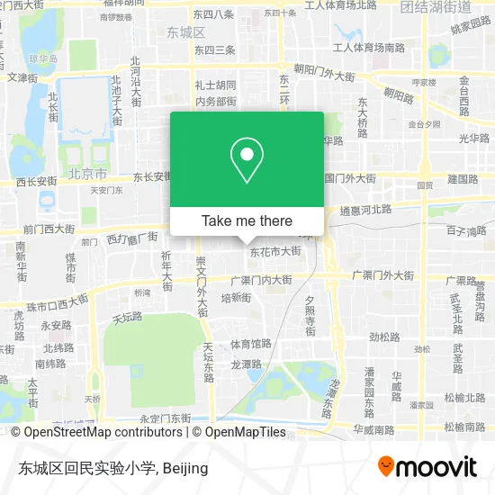 东城区回民实验小学 map