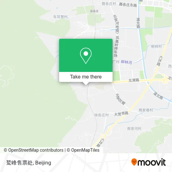 鹫峰售票处 map