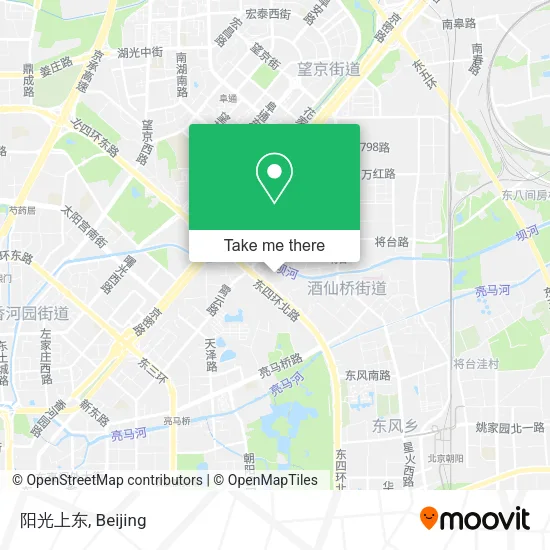 阳光上东 map