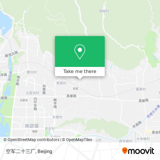 空军二十三厂 map