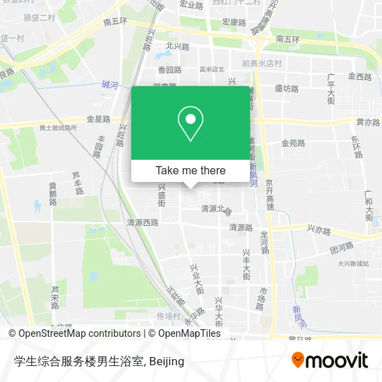 学生综合服务楼男生浴室 map