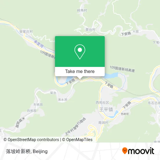 落坡岭新桥 map