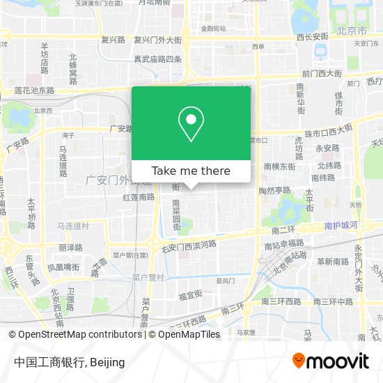中国工商银行 map