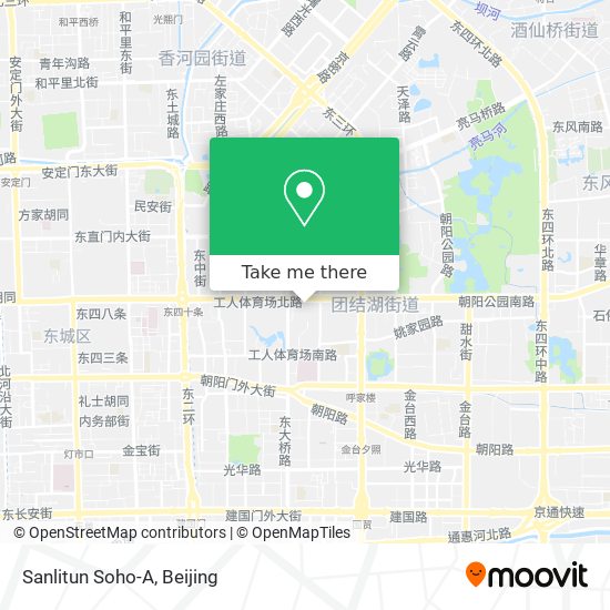 Sanlitun Soho-A map