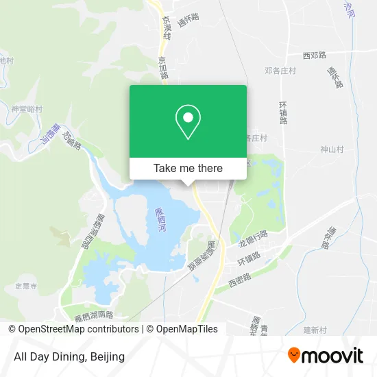 All Day Dining map