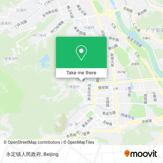 永定镇人民政府 map
