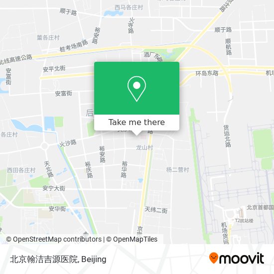 北京翰洁吉源医院 map