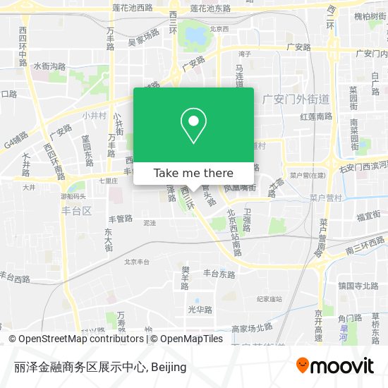 丽泽金融商务区展示中心 map