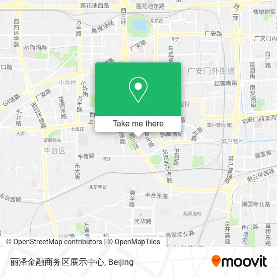 丽泽金融商务区展示中心 map