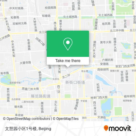 文慧园小区1号楼 map