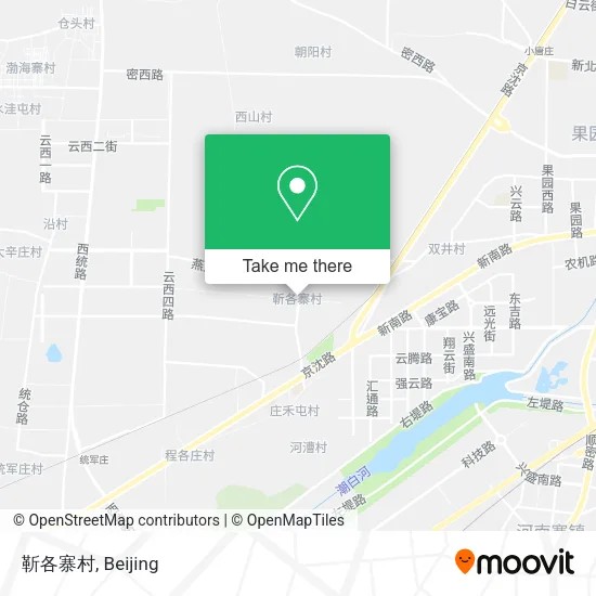 靳各寨村 map
