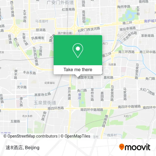 速8酒店 map
