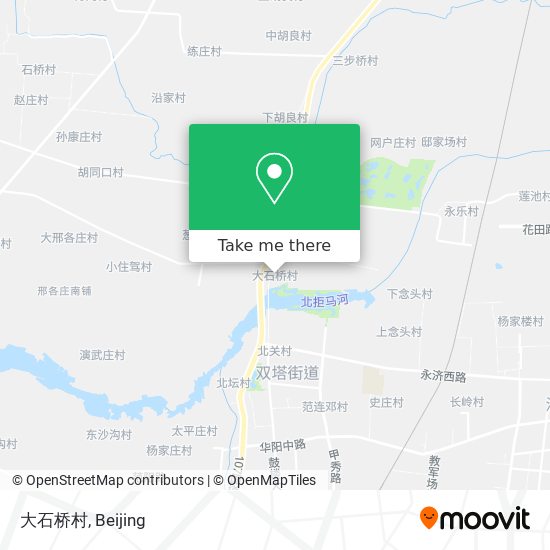 大石桥村 map