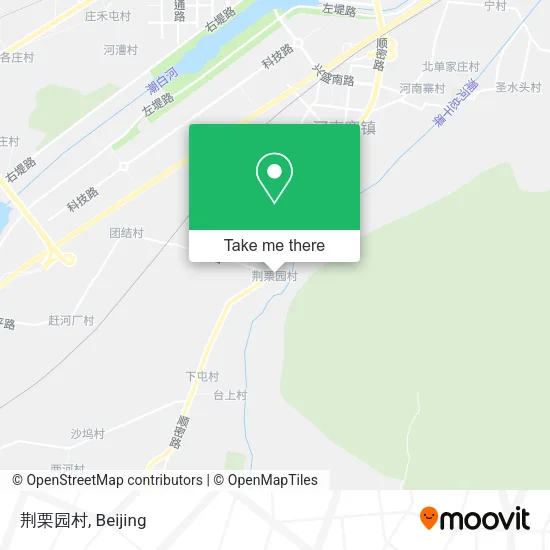 荆栗园村 map
