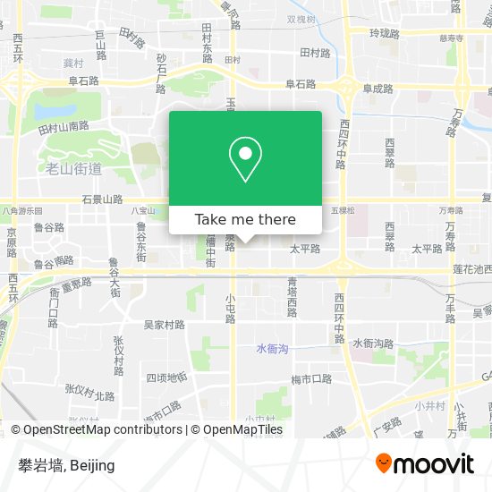 攀岩墙 map