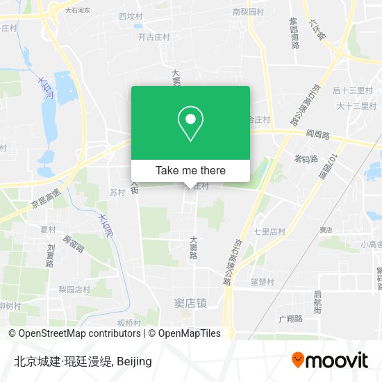 北京城建·琨廷漫缇 map