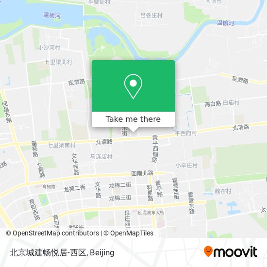 北京城建畅悦居-西区 map